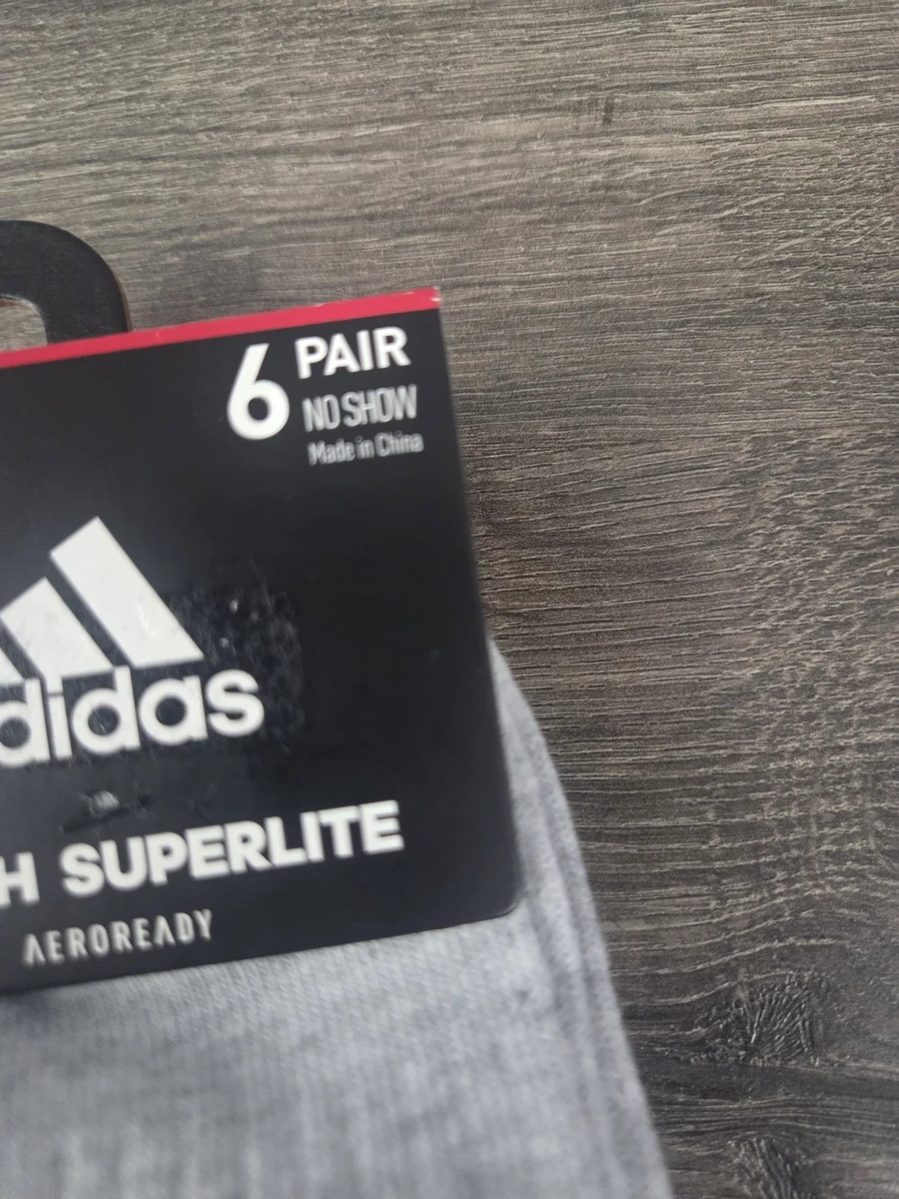 Boys adidas 6-Pack Superlite Classic No-Show Socks size L NEW